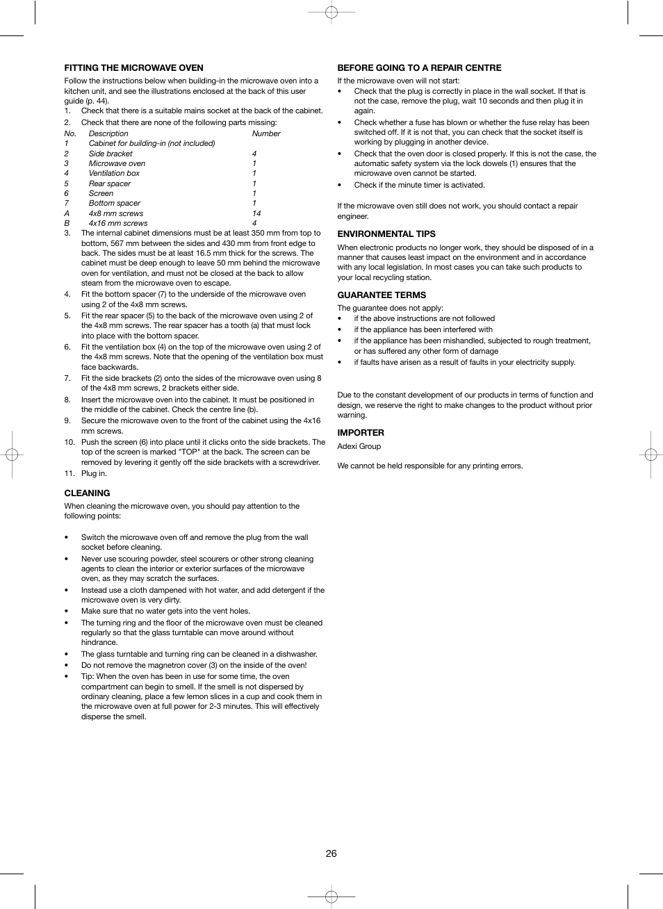 Melissa Steel Series 253-011 User Manual | Page 26 / 45