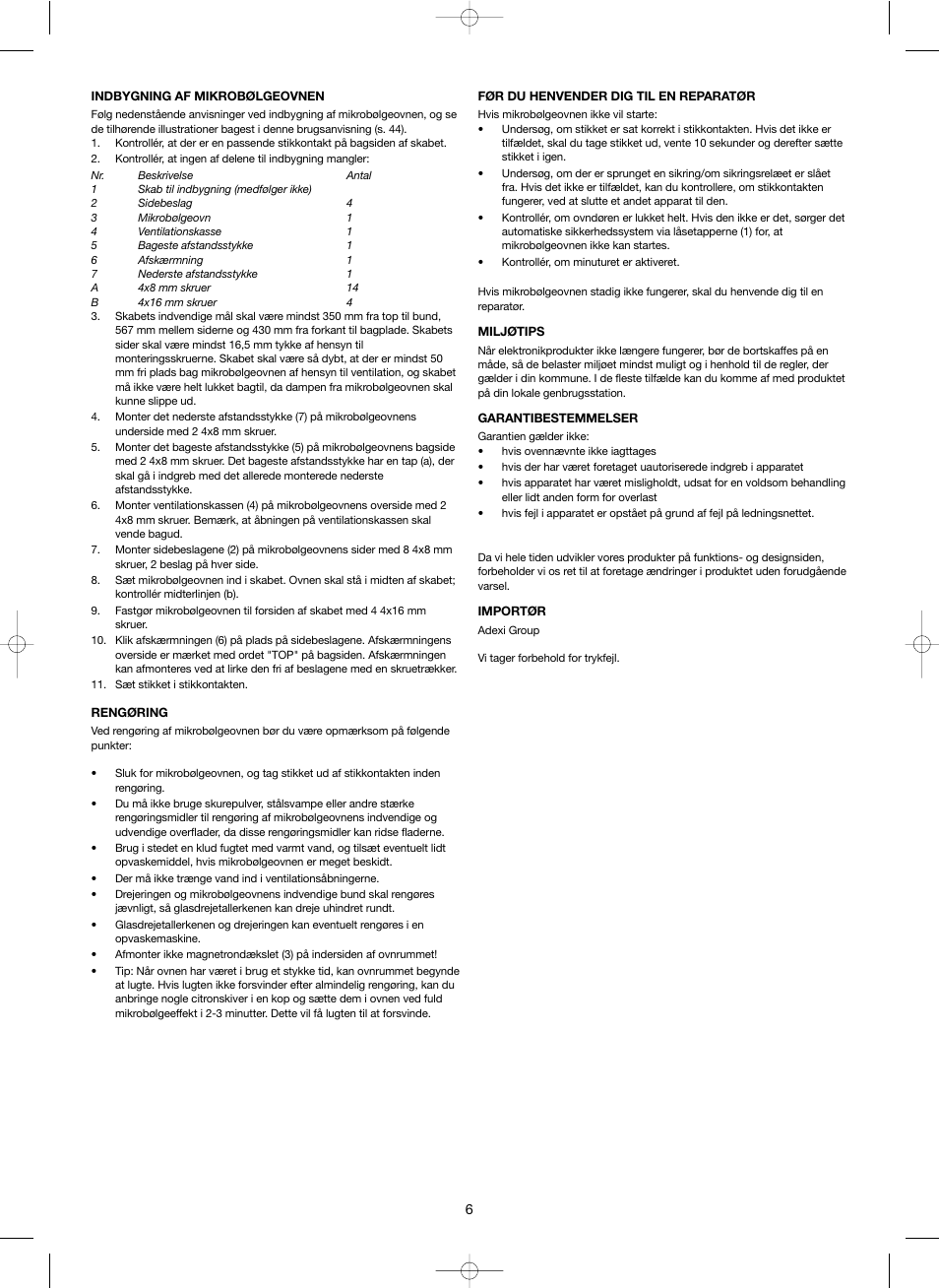 Melissa Steel Series 253-011 User Manual | Page 6 / 45