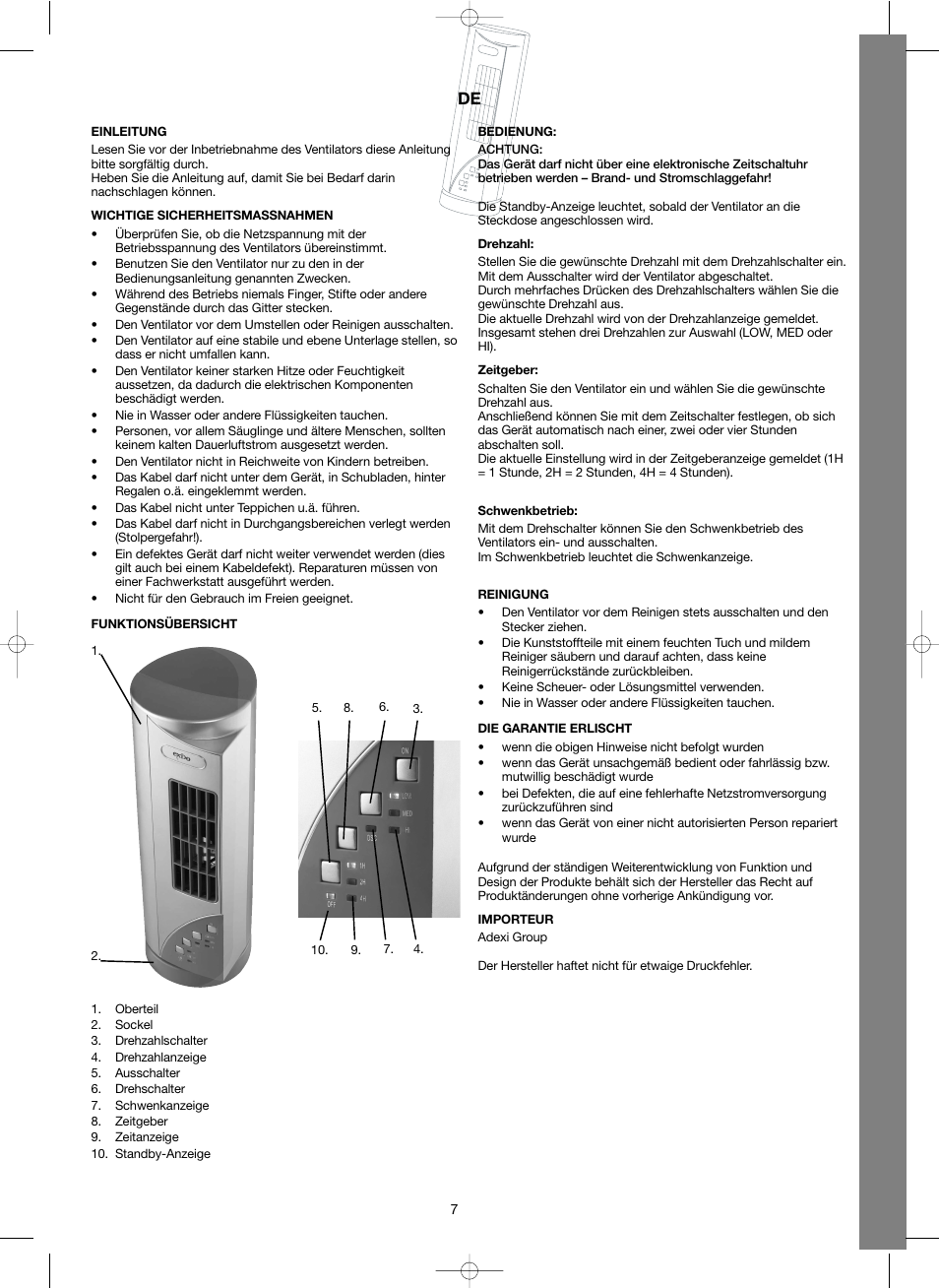 Melissa 271-106 User Manual | Page 7 / 11