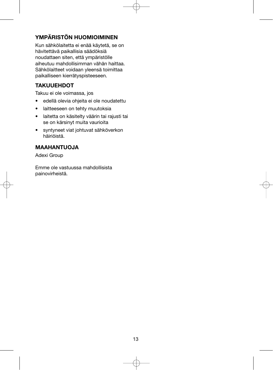Melissa ide line 745-183 User Manual | Page 13 / 26