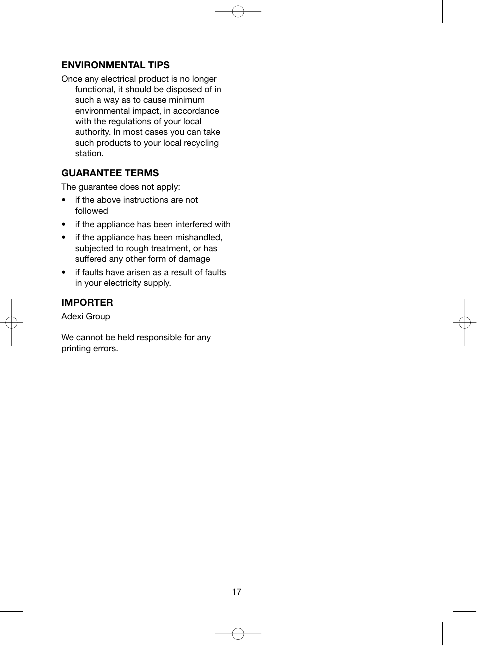 Melissa ide line 745-183 User Manual | Page 17 / 26
