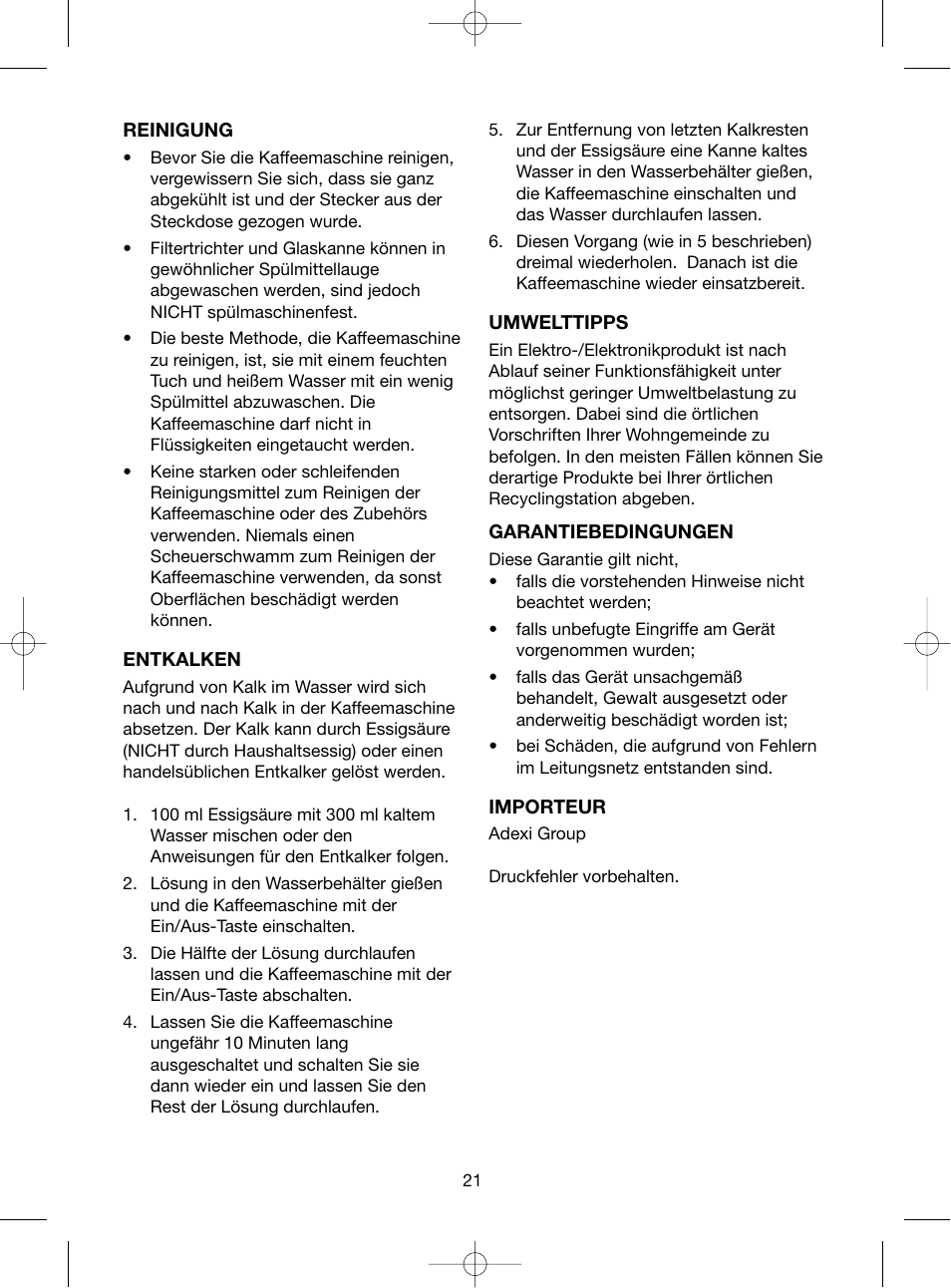 Melissa ide line 745-183 User Manual | Page 21 / 26