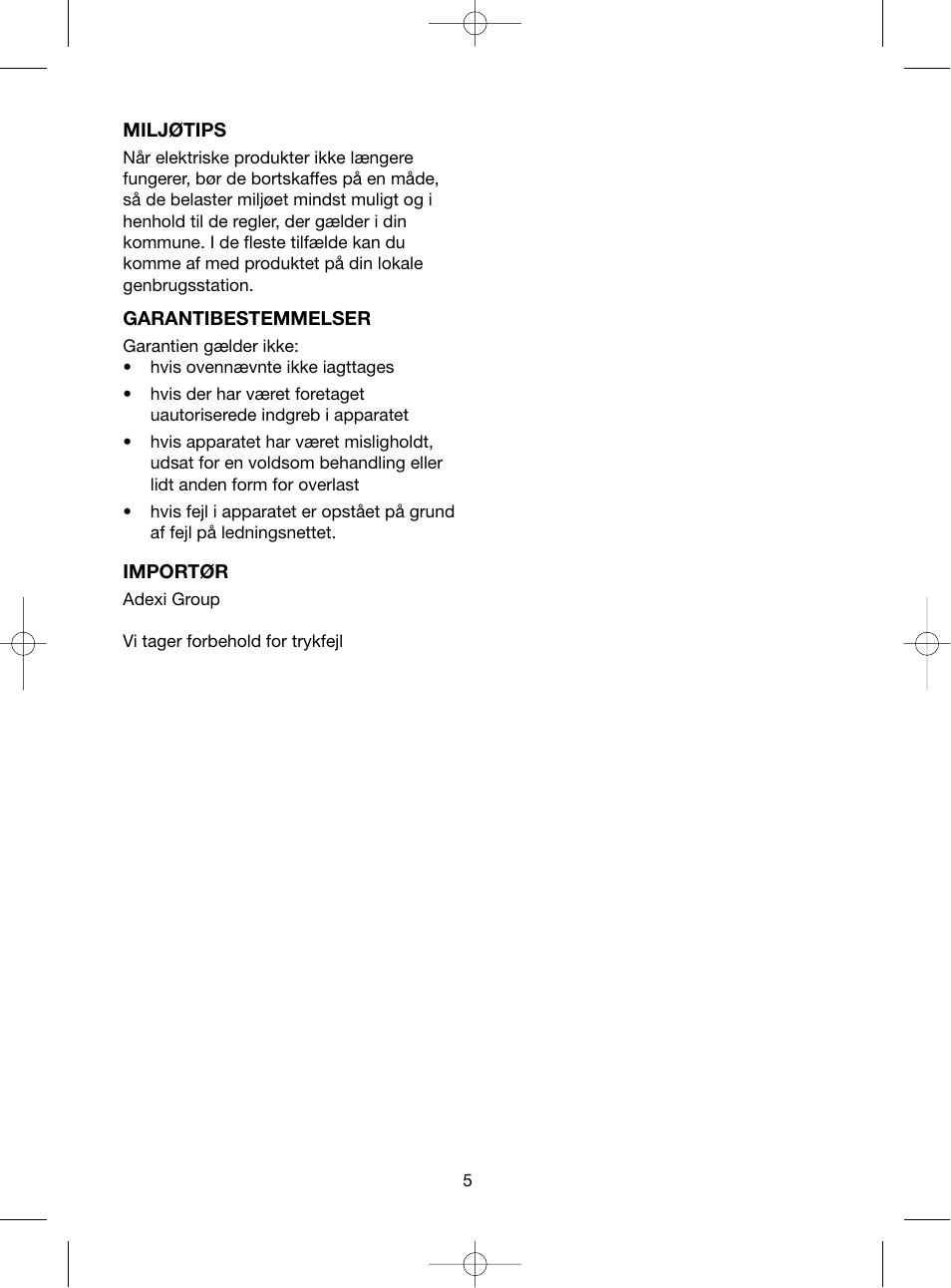 Melissa ide line 745-183 User Manual | Page 5 / 26