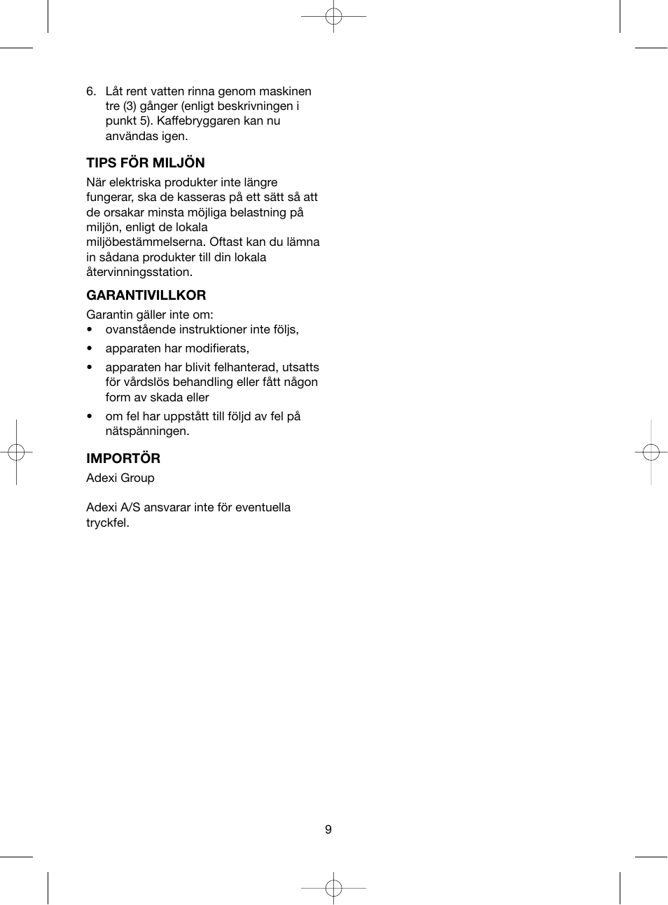 Melissa ide line 745-183 User Manual | Page 9 / 26