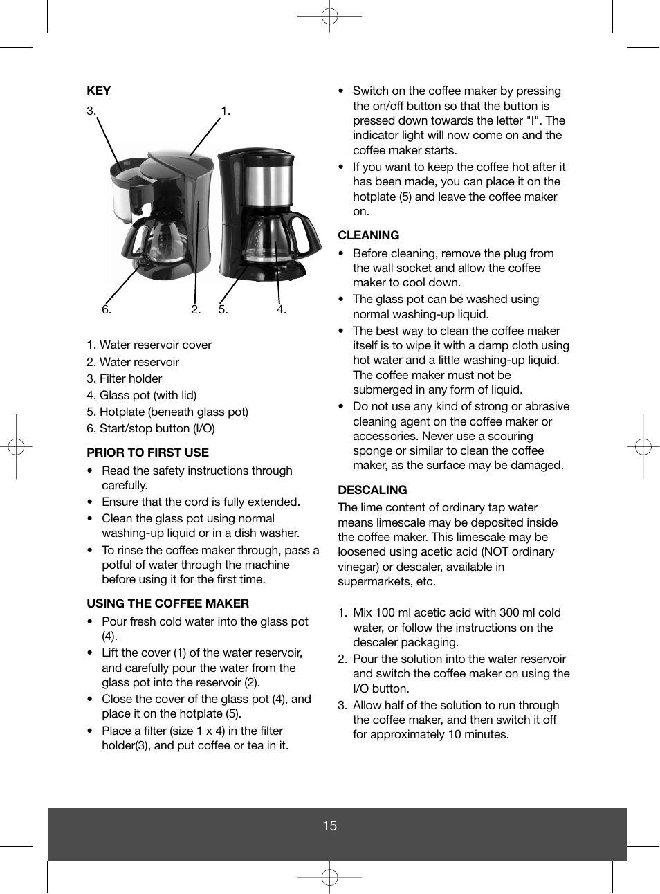 Melissa 645-085 User Manual | Page 15 / 27