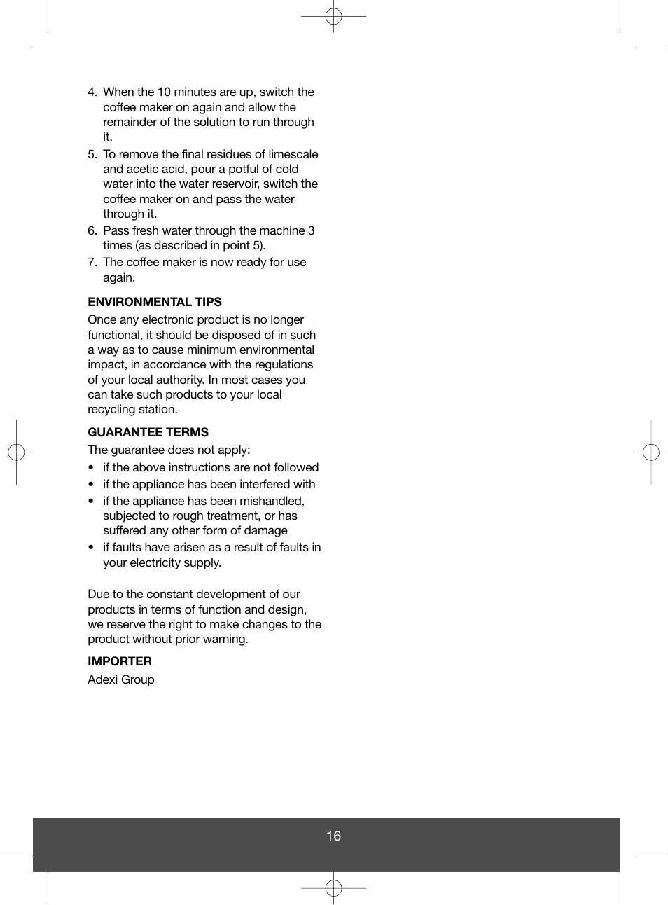 Melissa 645-085 User Manual | Page 16 / 27