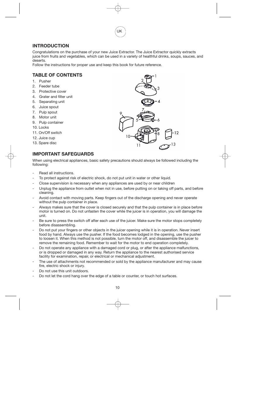 Melissa 744-016 User Manual | Page 10 / 26