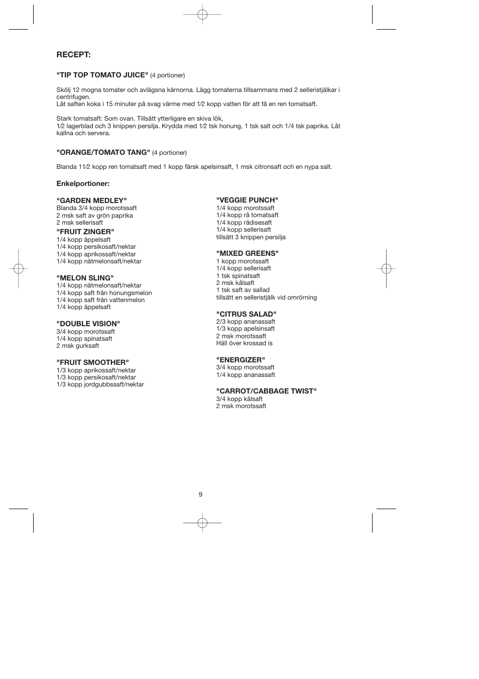 Melissa 744-016 User Manual | Page 9 / 26