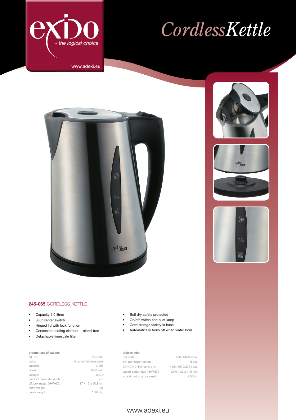 Melissa 245065 User Manual | 1 page
