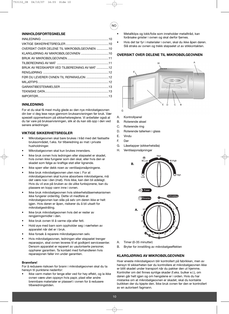 Melissa 753-132 User Manual | Page 10 / 33