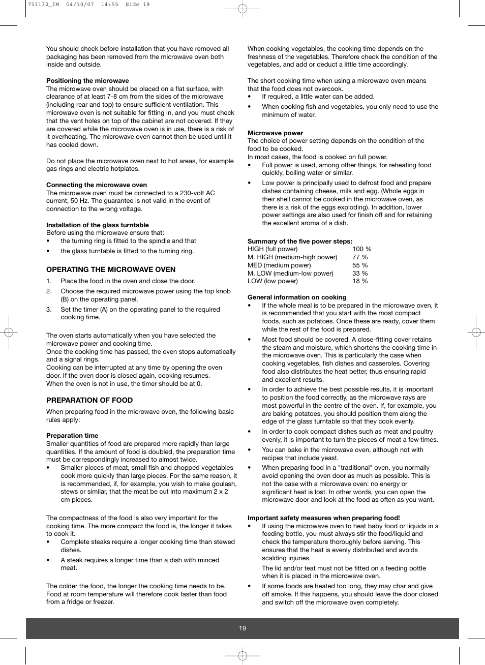 Melissa 753-132 User Manual | Page 19 / 33