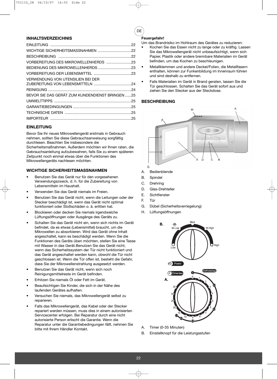 Melissa 753-132 User Manual | Page 22 / 33