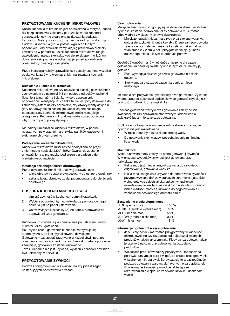 Melissa 753-132 User Manual | Page 27 / 33