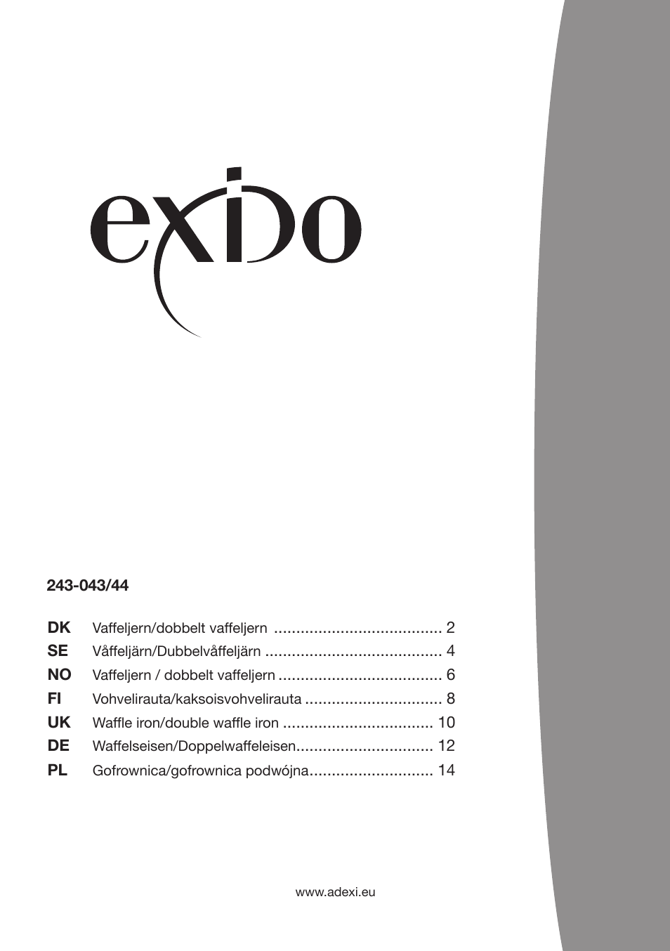 Melissa 243-043 User Manual | 15 pages