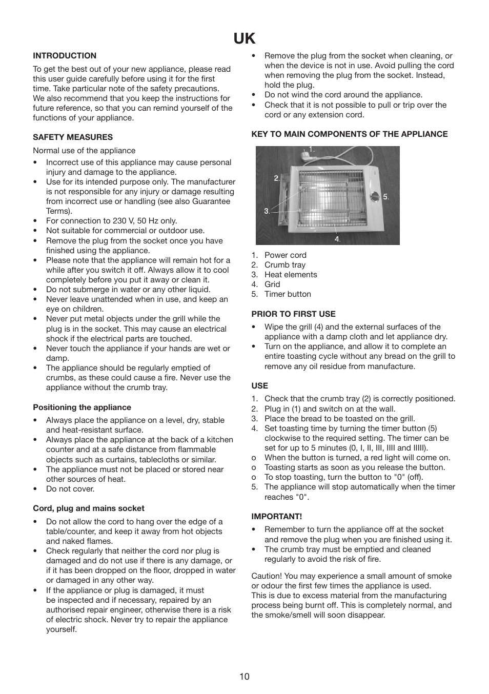 Melissa 243-035/037 User Manual | Page 10 / 15