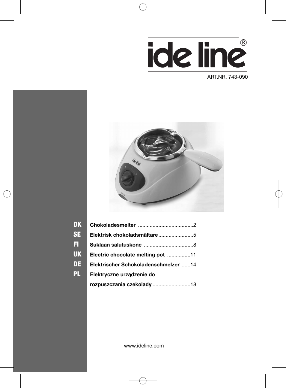 Melissa ide line 743090 User Manual | 21 pages