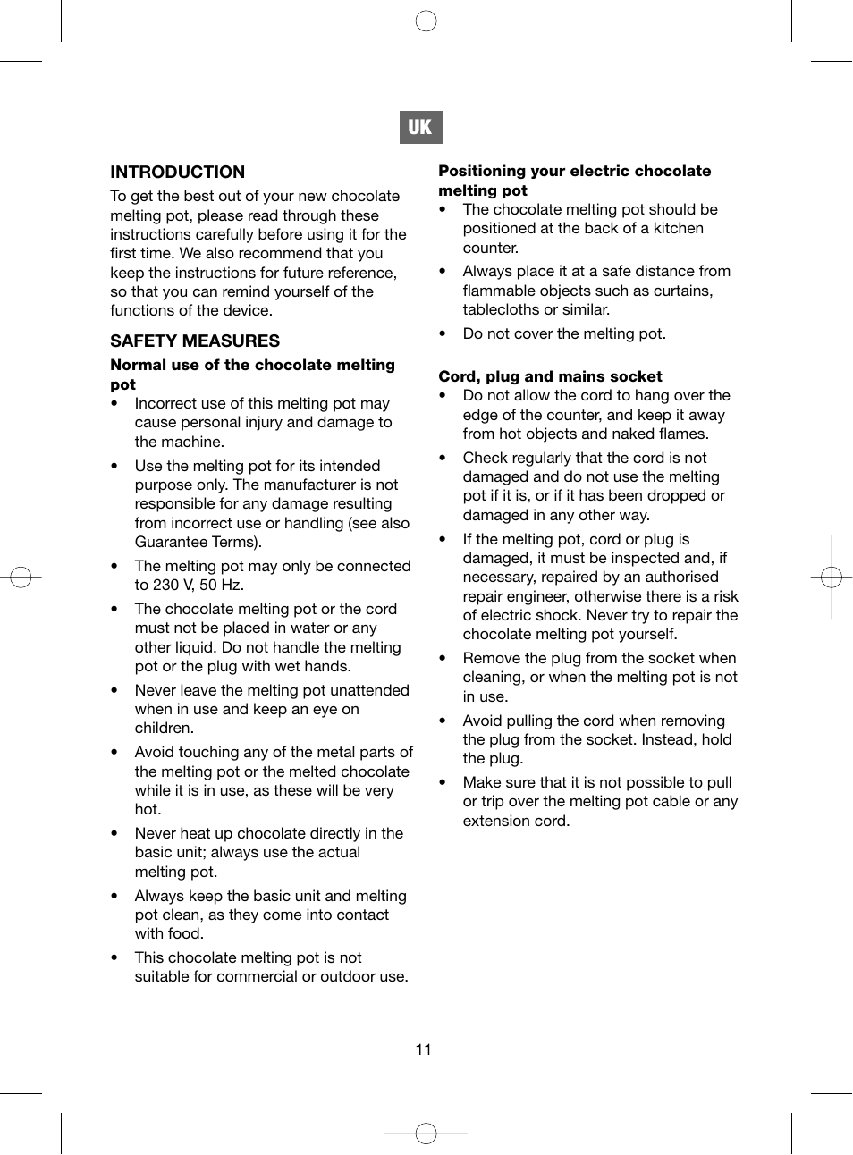 Melissa ide line 743090 User Manual | Page 11 / 21