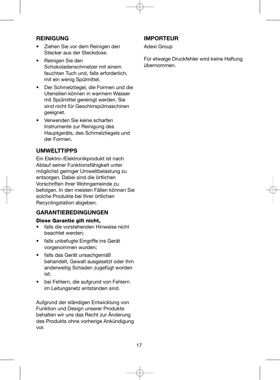 Melissa ide line 743090 User Manual | Page 17 / 21