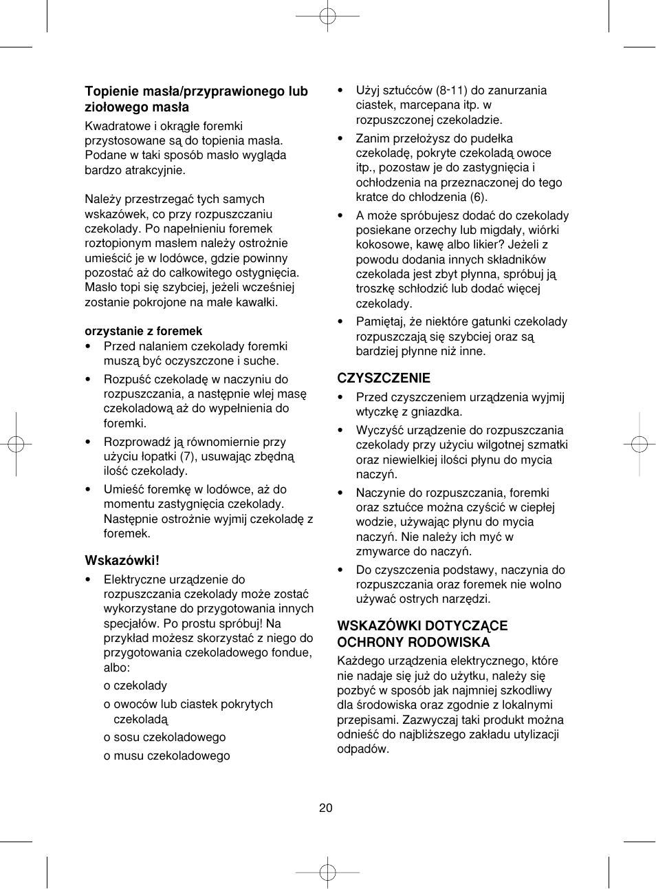 Melissa ide line 743090 User Manual | Page 20 / 21