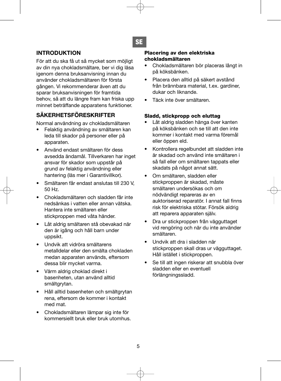 Melissa ide line 743090 User Manual | Page 5 / 21