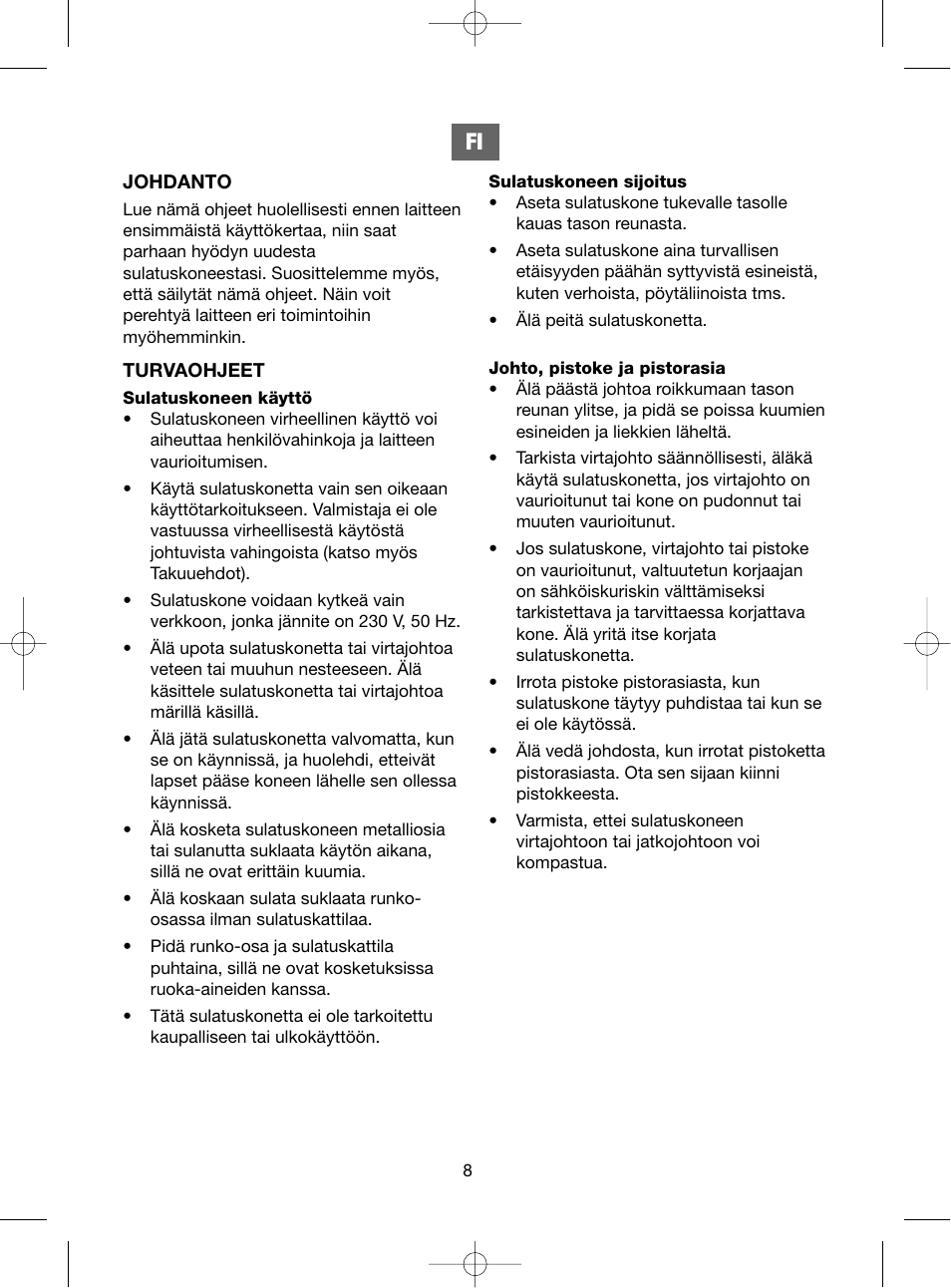 Melissa ide line 743090 User Manual | Page 8 / 21