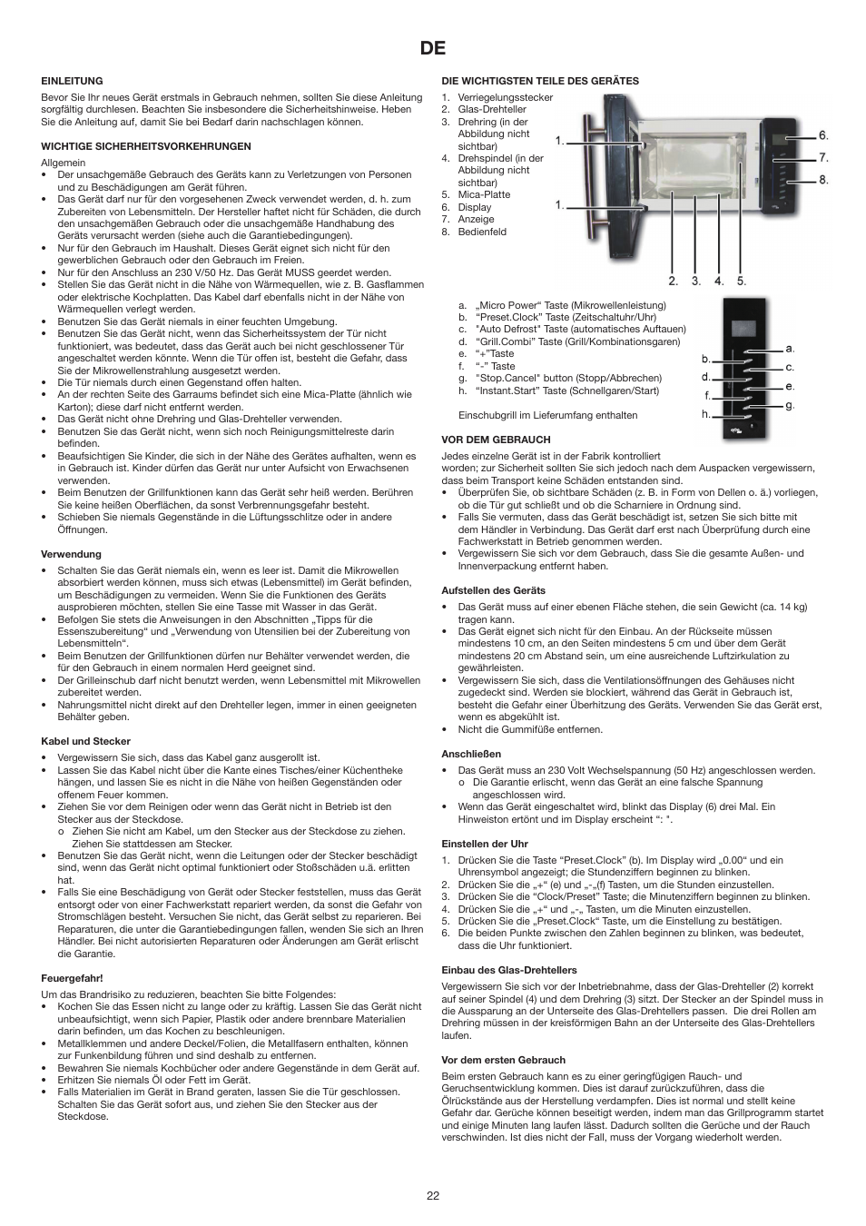 Melissa 253-025 User Manual | Page 22 / 29