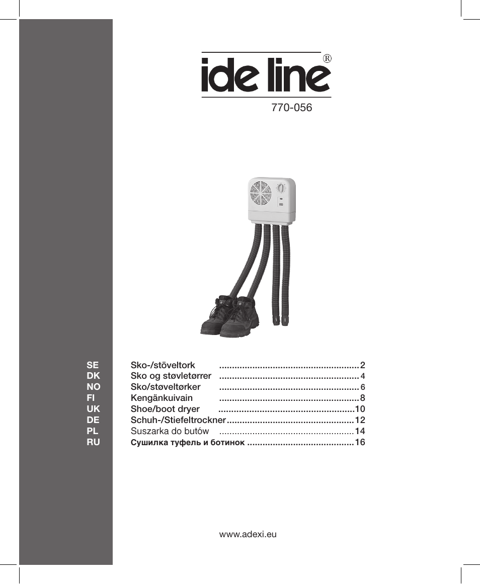 Melissa ide line 770-056 User Manual | 17 pages