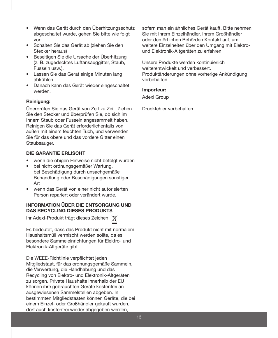 Melissa ide line 770-056 User Manual | Page 13 / 17