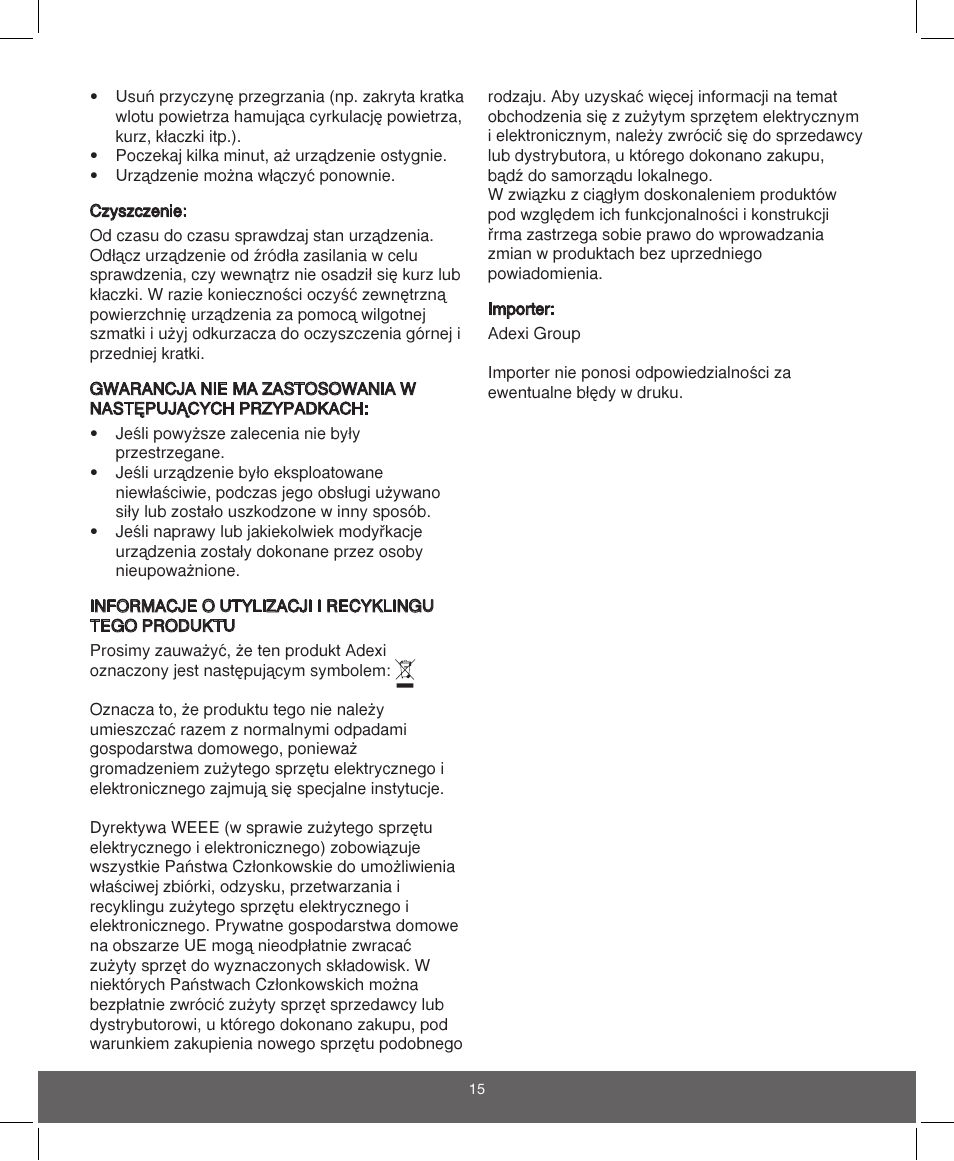 Melissa ide line 770-056 User Manual | Page 15 / 17