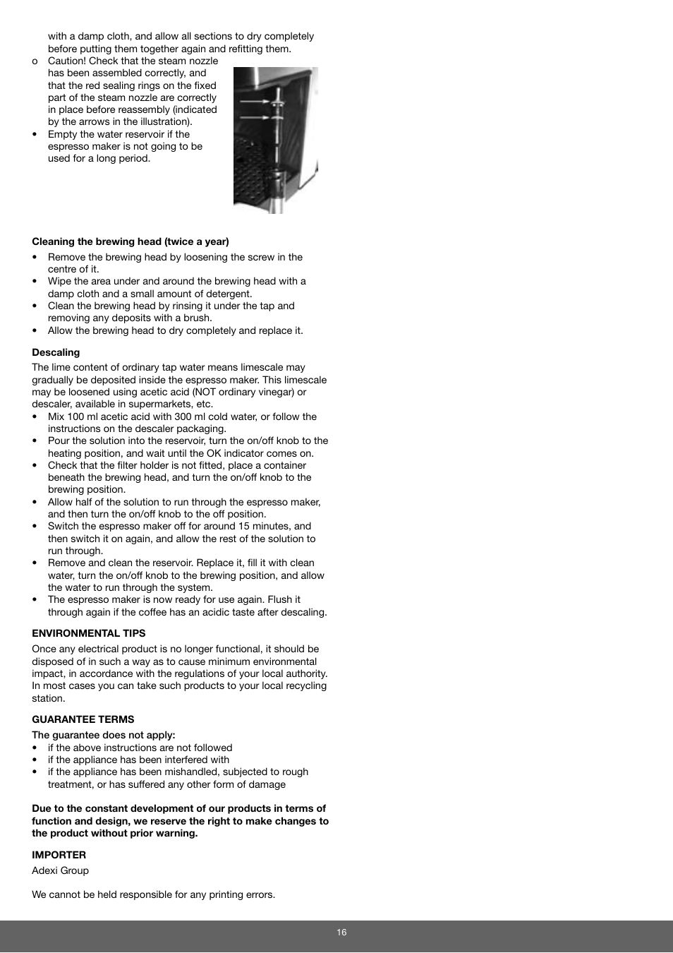 Melissa 645-079 User Manual | Page 16 / 25