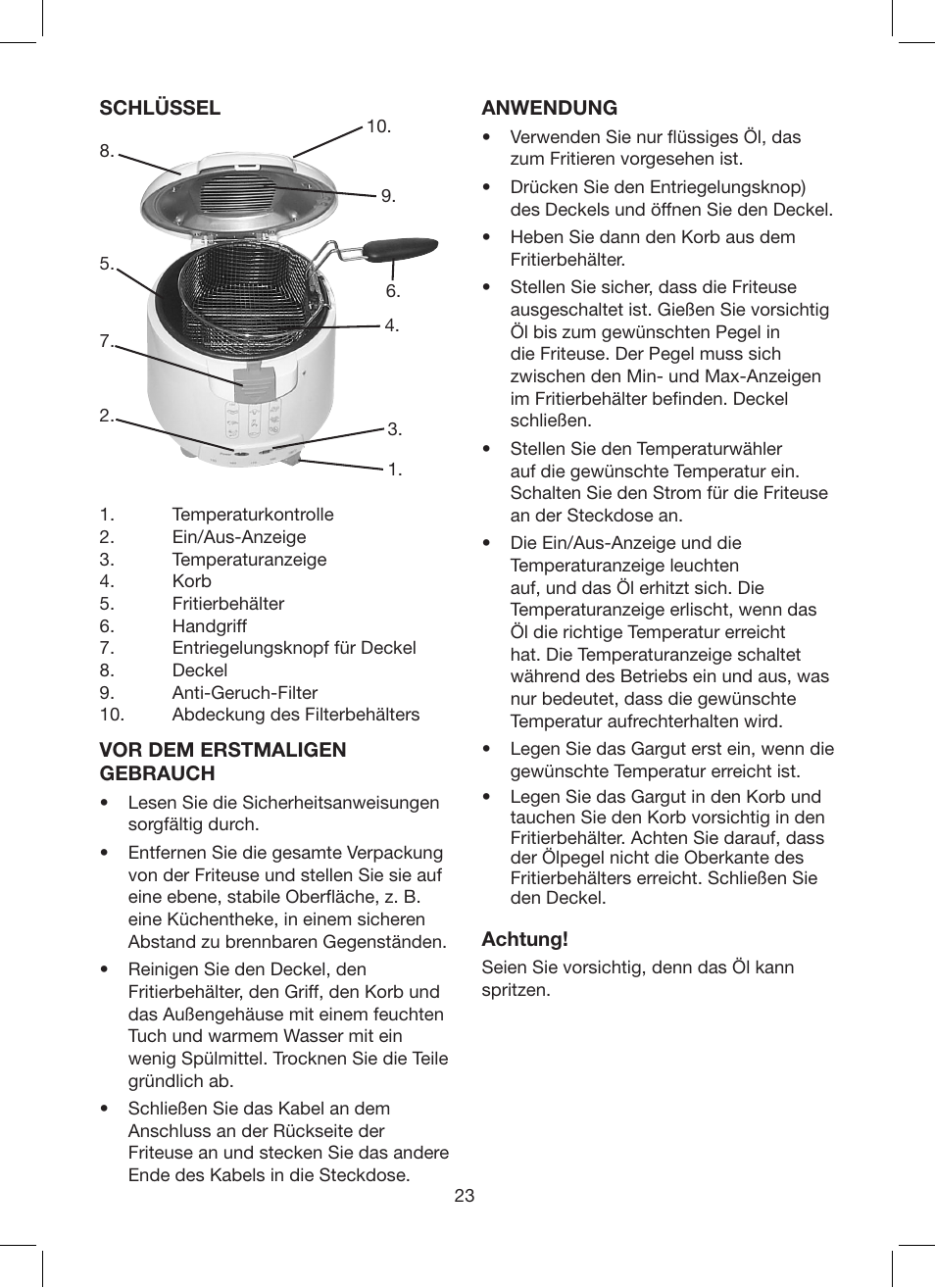 Melissa 643-098 User Manual | Page 23 / 30