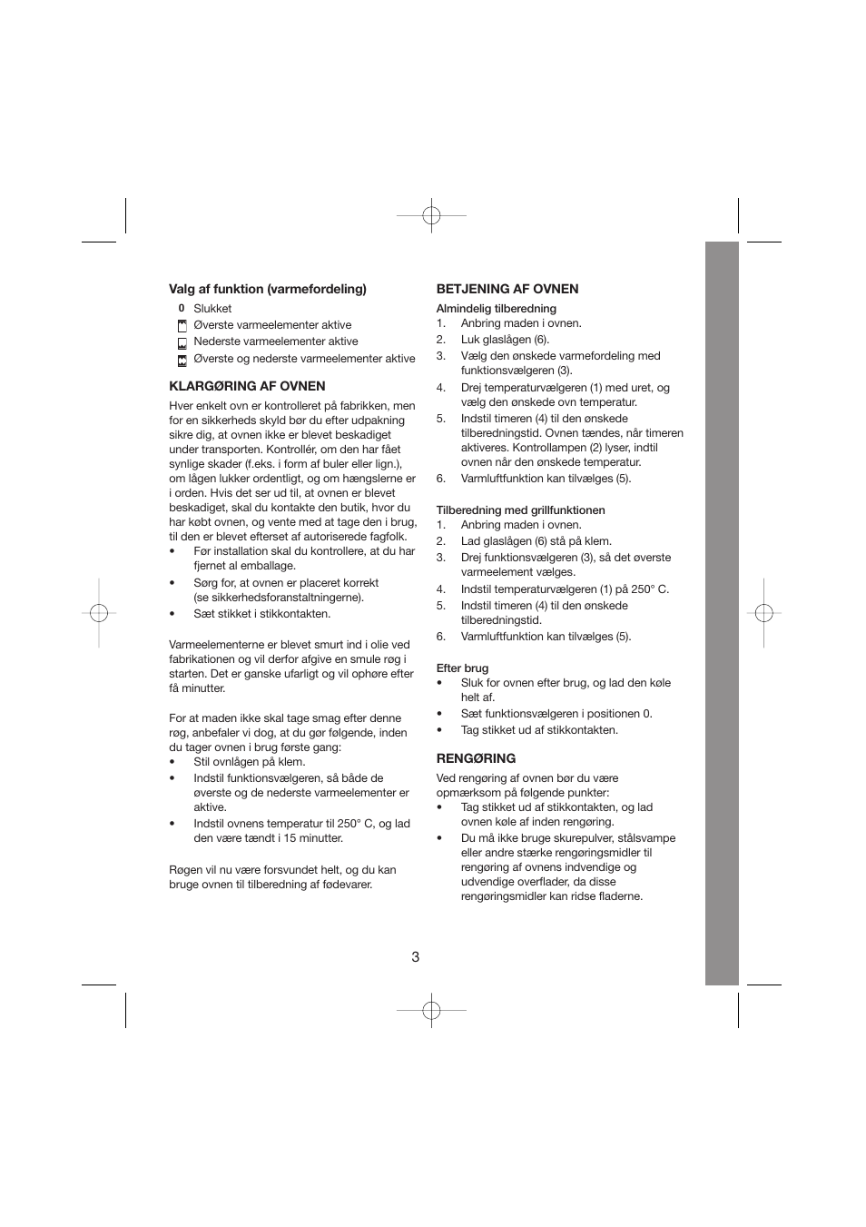 Melissa Maxi Oven 251-003 User Manual | Page 3 / 26