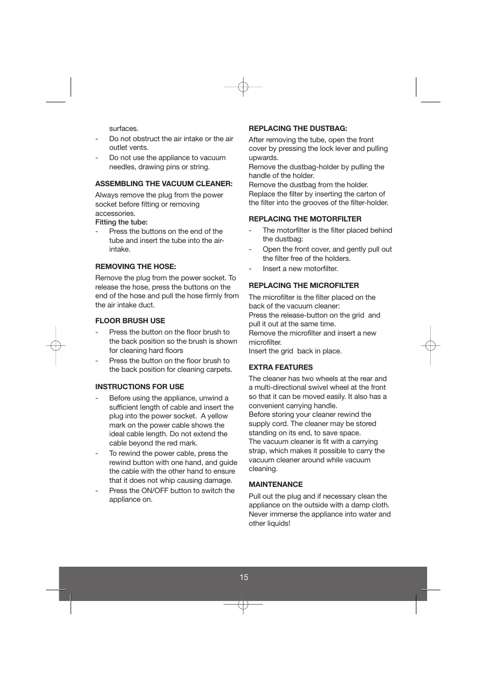 Melissa 640-019 User Manual | Page 15 / 27
