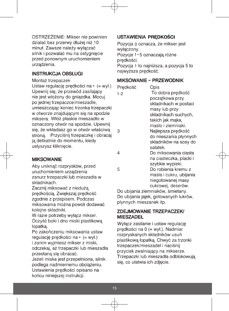 Melissa 646-049 User Manual | Page 15 / 16