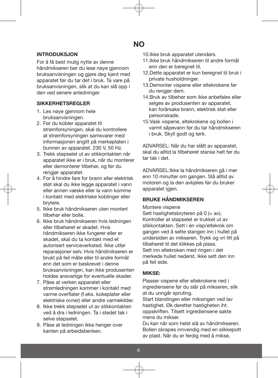 Melissa 646-049 User Manual | Page 6 / 16