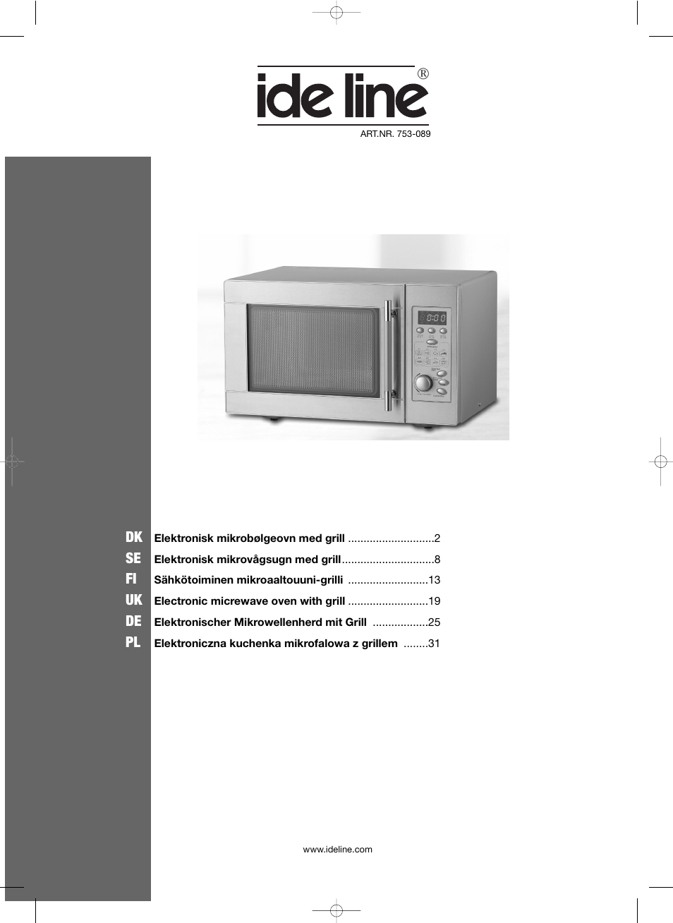 Melissa ide line 753-089 User Manual | 36 pages