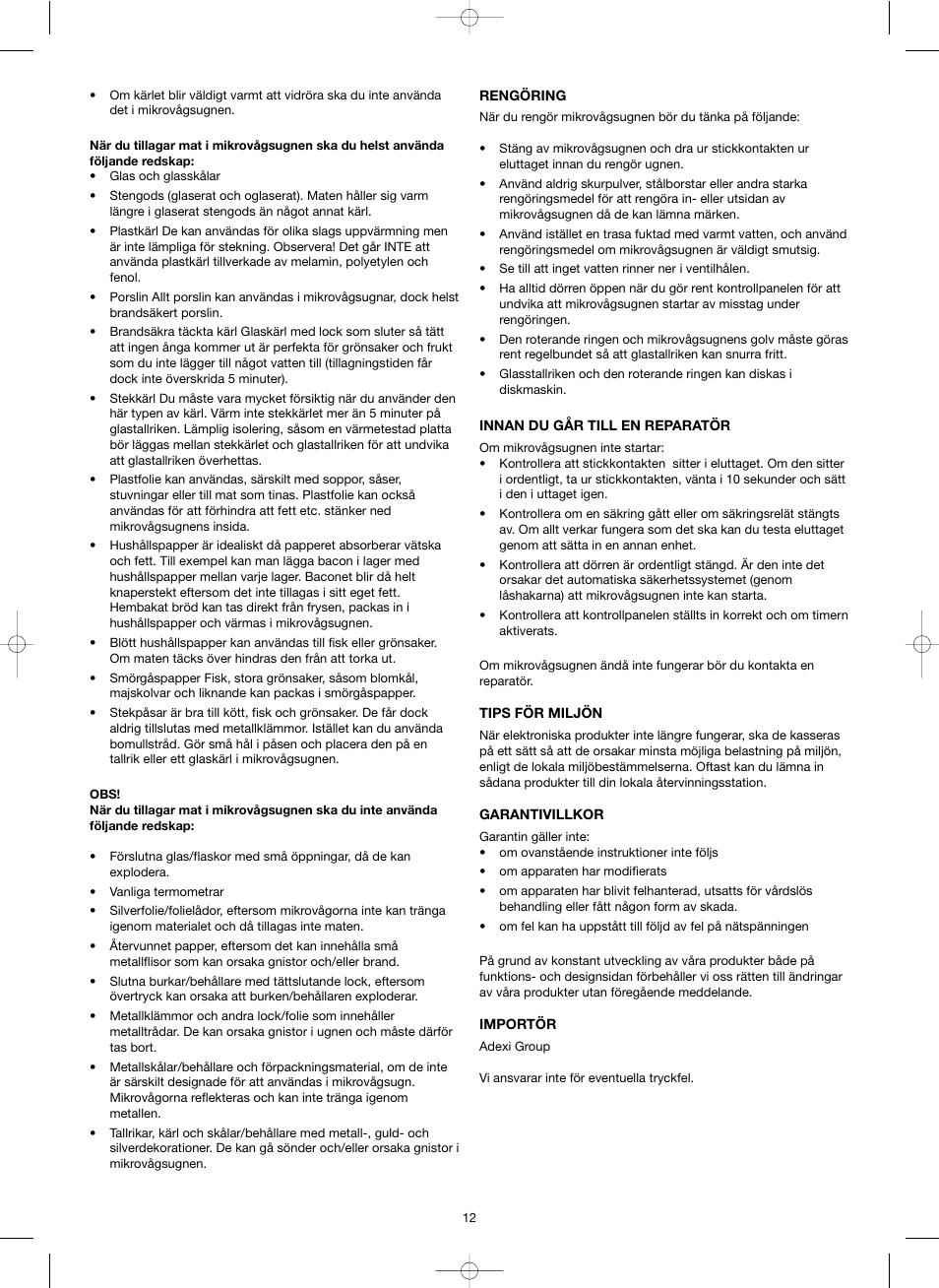 Melissa ide line 753-089 User Manual | Page 12 / 36