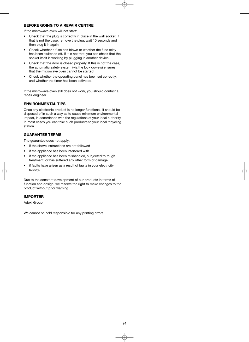 Melissa ide line 753-089 User Manual | Page 24 / 36