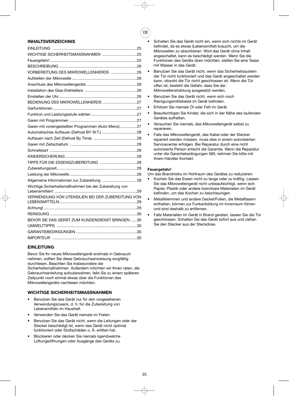 Melissa ide line 753-089 User Manual | Page 25 / 36