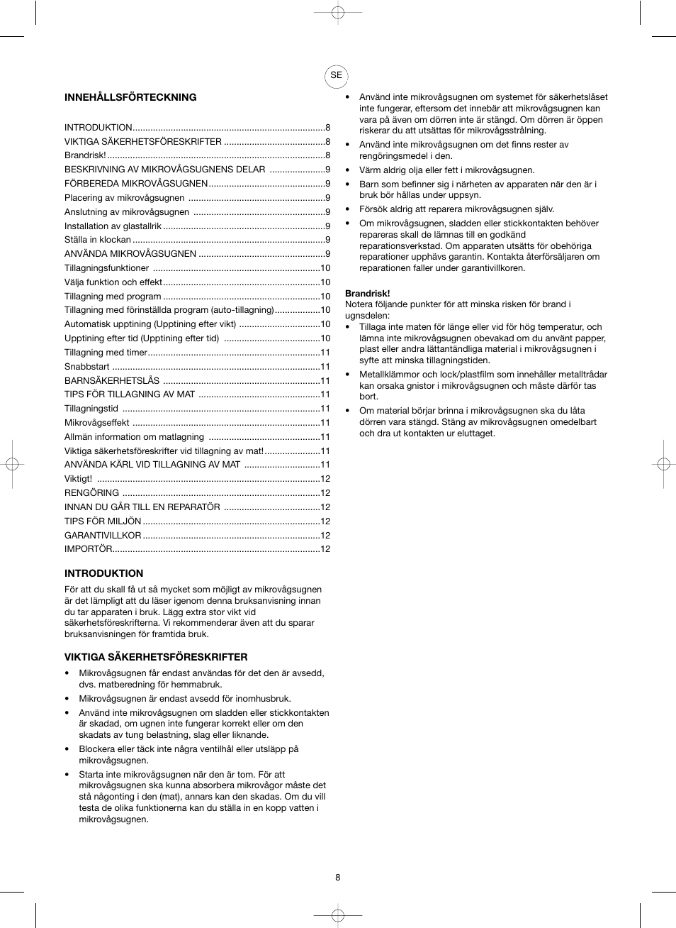 Melissa ide line 753-089 User Manual | Page 8 / 36