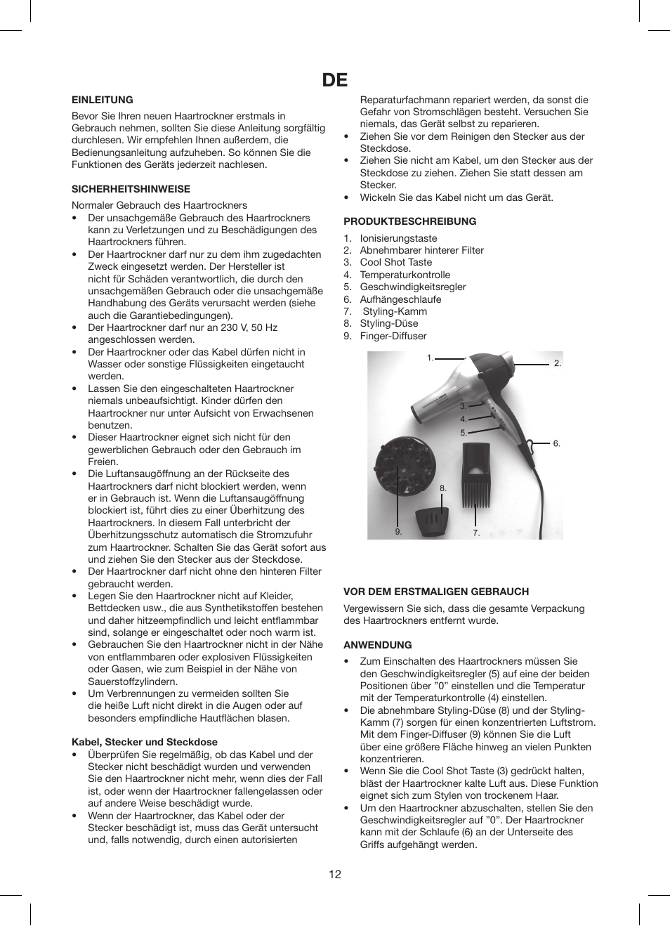 Melissa 235-002 User Manual | Page 12 / 17