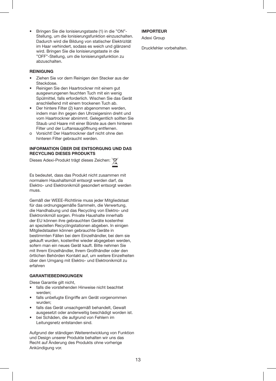 Melissa 235-002 User Manual | Page 13 / 17