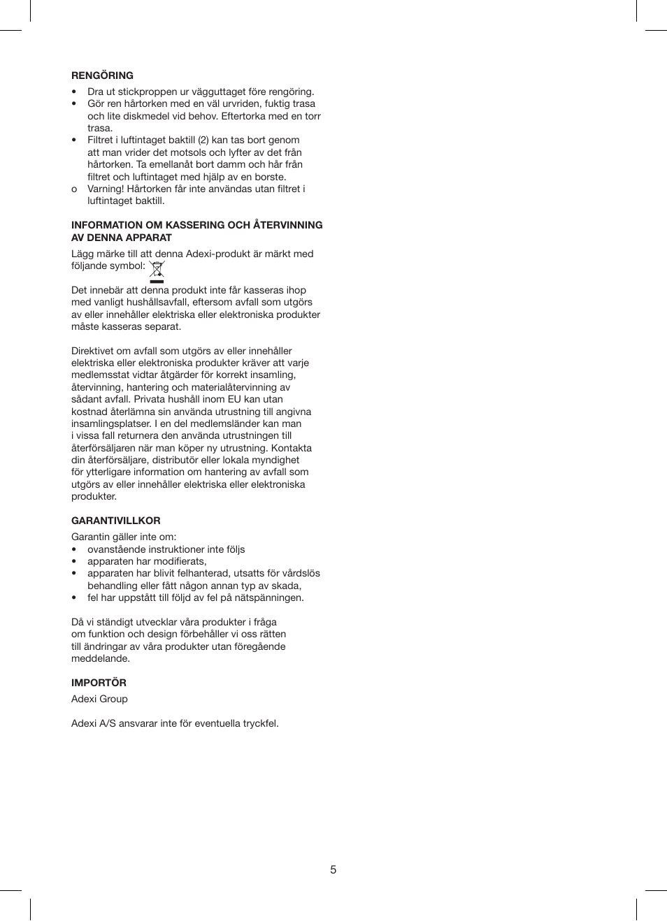 Melissa 235-002 User Manual | Page 5 / 17