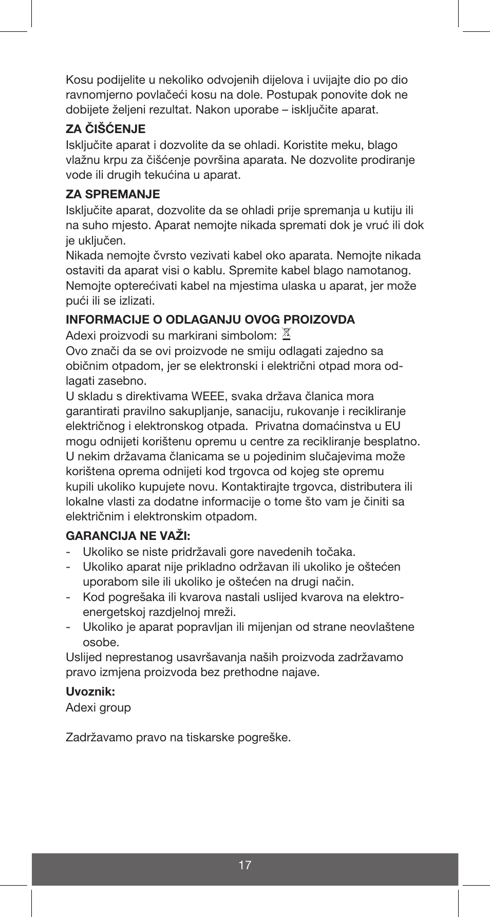 Melissa 635-090 User Manual | Page 17 / 21
