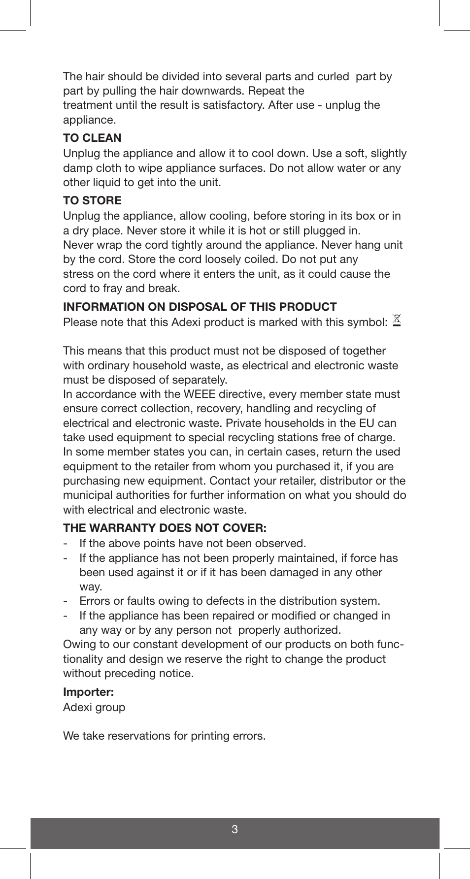 Melissa 635-090 User Manual | Page 3 / 21