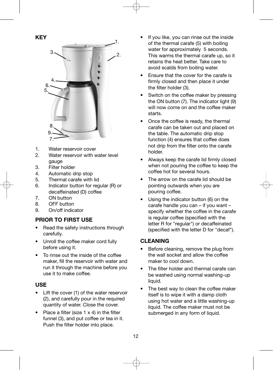 Melissa 745-182 User Manual | Page 12 / 19