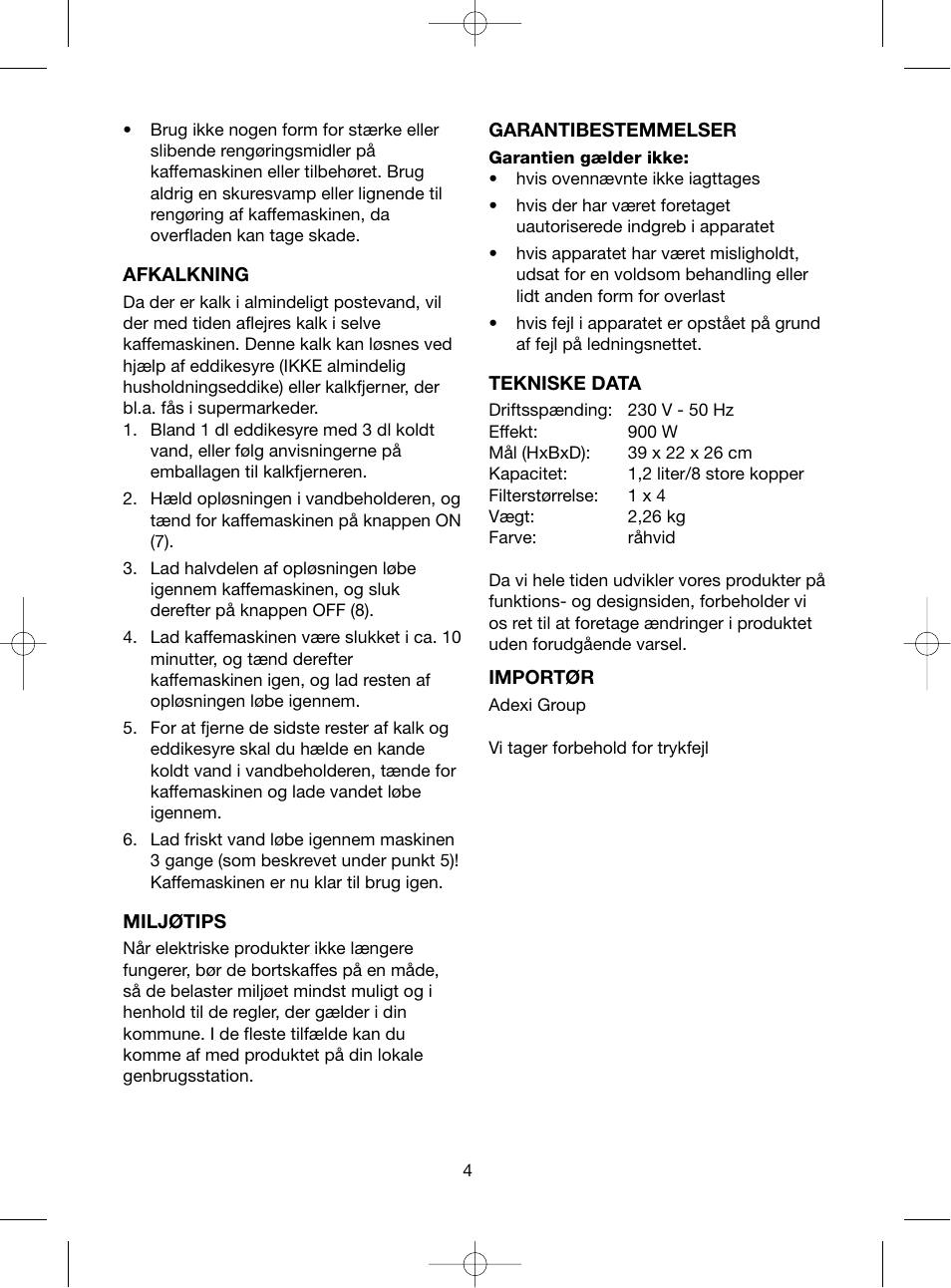 Melissa 745-182 User Manual | Page 4 / 19