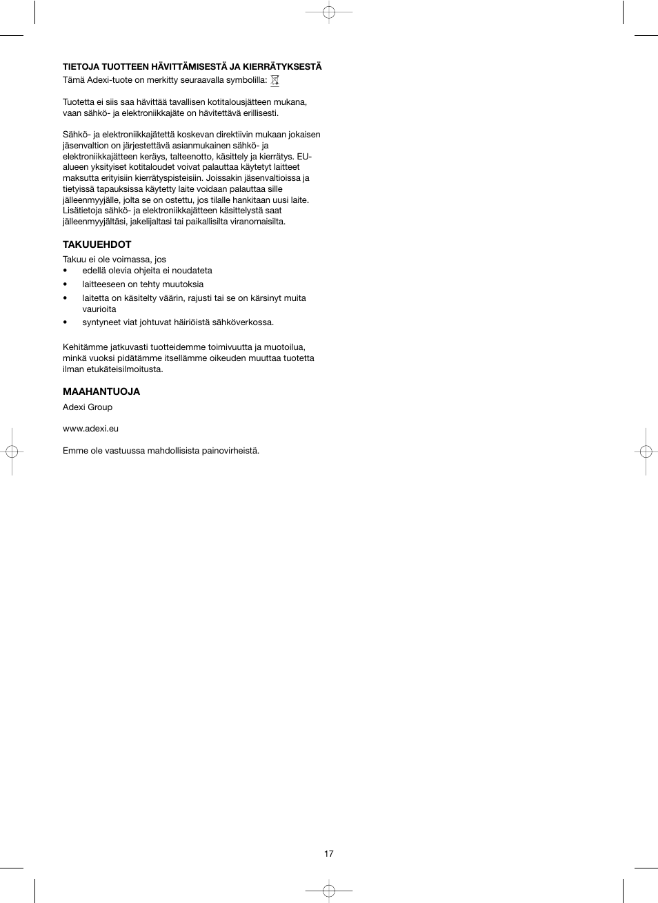 Melissa ide line 753-097 User Manual | Page 17 / 21