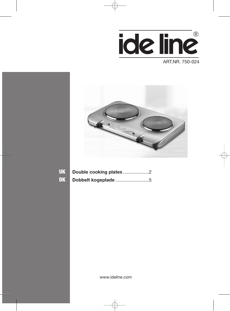 Melissa Double Cooking Plates 750-024 User Manual | 8 pages
