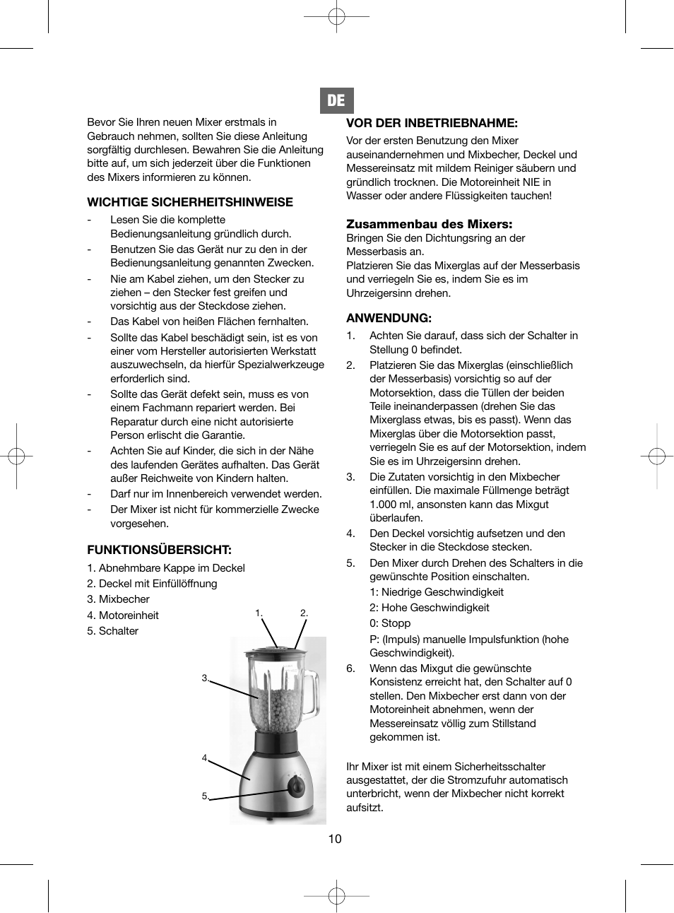 Melissa 746085 User Manual | Page 10 / 15